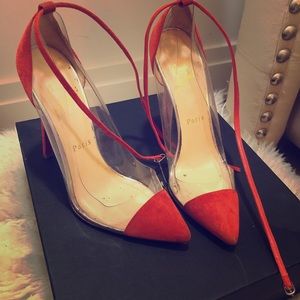 Christian Louboutin Devout PVC Cap Toe Pumps
